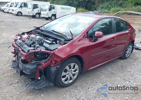 2022 Toyota Corolla Le z USA, uszkodzony, nr VIN 5YFEPMAE1NP322260